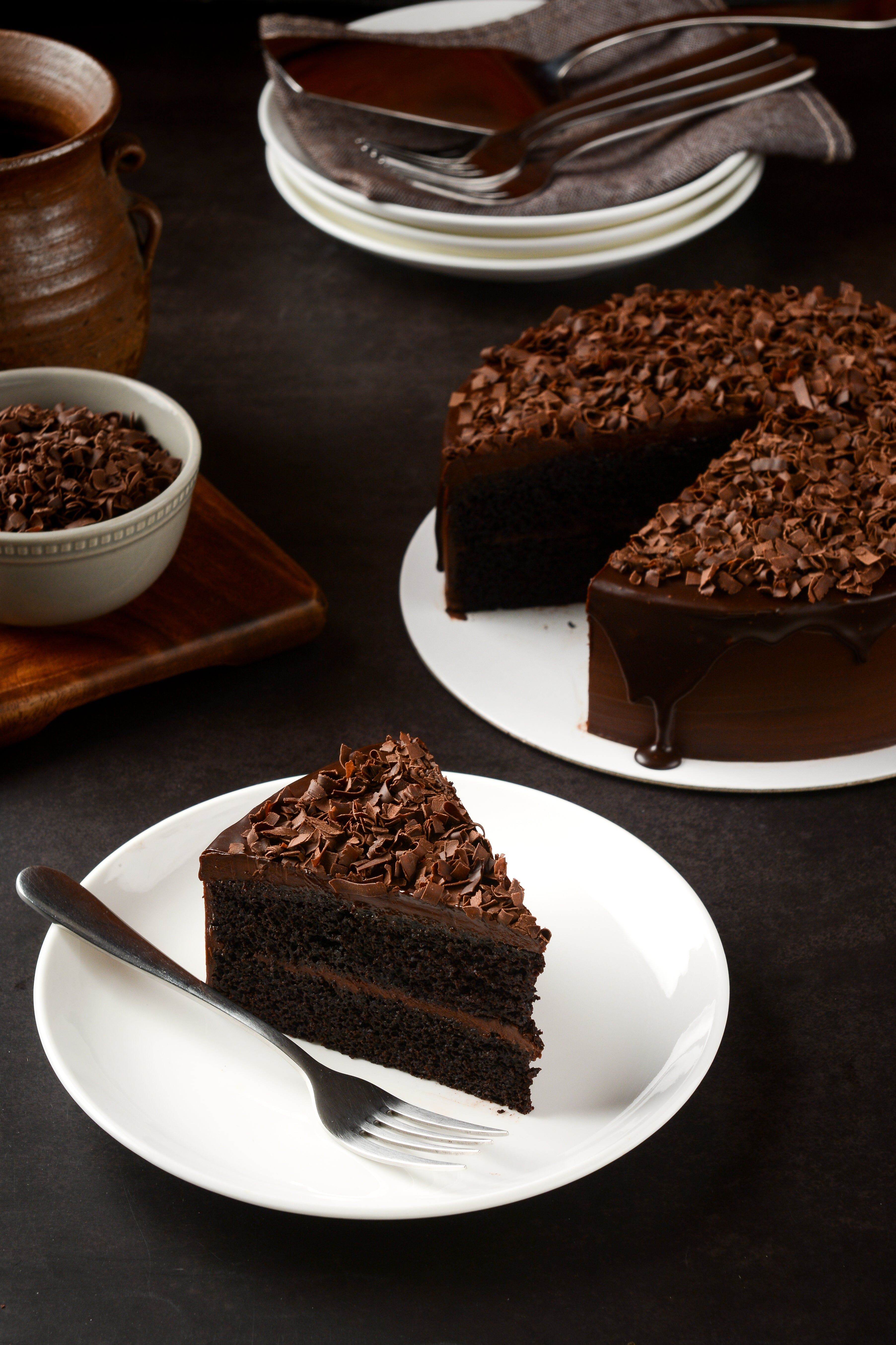 Belgian Dark Chocolate Cake